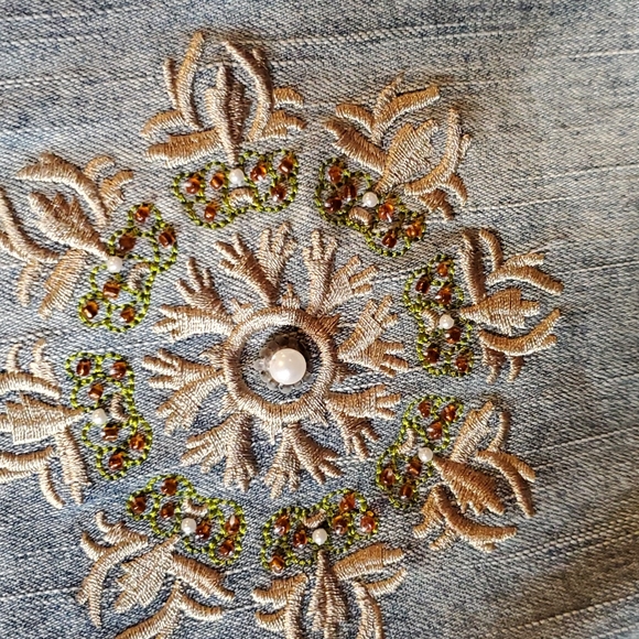 Simon Chang hand stiches jeans - Picture 7 of 8